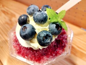 《夏限定》かき氷【ブルーベリー氷 】
